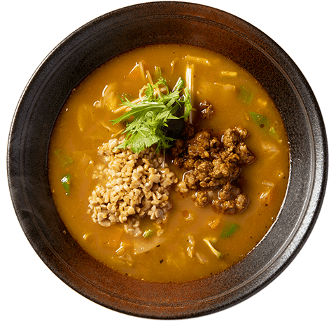 キーマ納豆のスープカレー