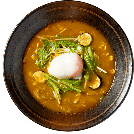 とろとろ半熟卵のスープカレー